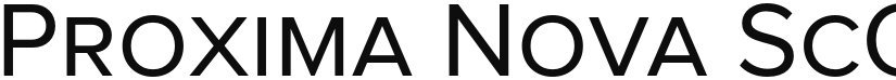 Proxima Nova ScOsf Rg font download