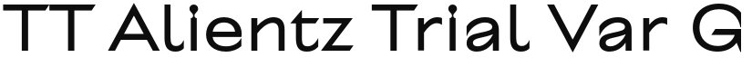 TT Alientz Trial Var font download