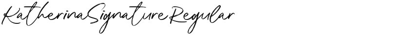 Katherina Signature font download