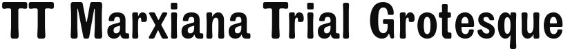 TT Marxiana Trial font download