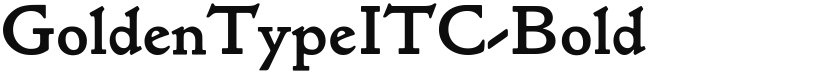 GoldenTypeITC font download