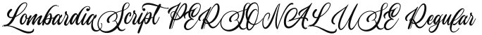 Lombardia Script PERSONAL USE Regular