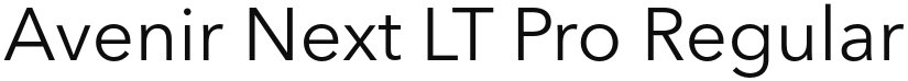 Avenir Next LT Pro font download