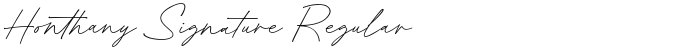 Honthany Signature Regular