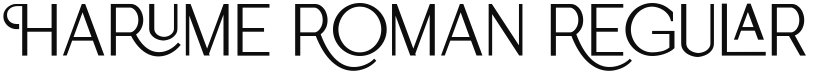 Harume Roman font download