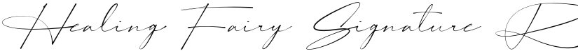 Healing Fairy Signature font download