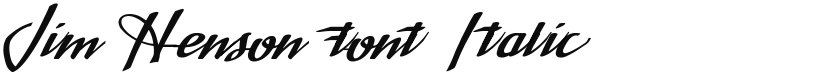 Jim Henson font font download