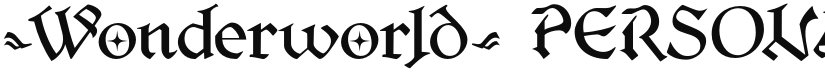 Wonderworld PERSONAL USE font download