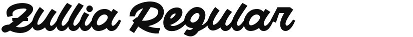 Zullia font download