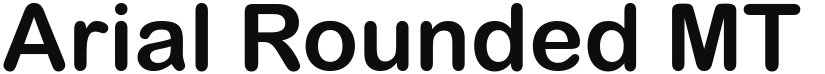 Arial Rounded MT Bold font download