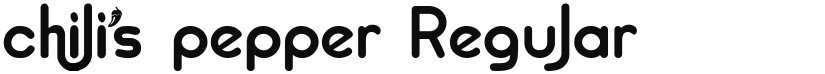 chili's logo font download