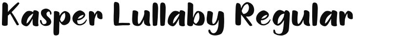 Kasper Lullaby font download