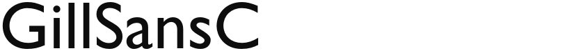 GillSansC font download