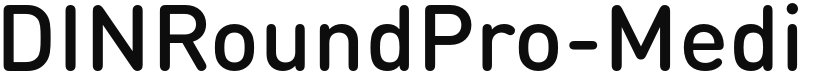 DINRoundPro-Medi font download