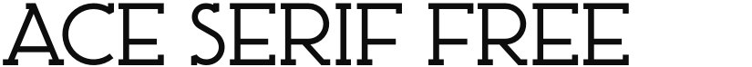 Ace Serif font download