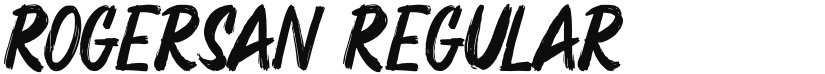 Rogersan font download
