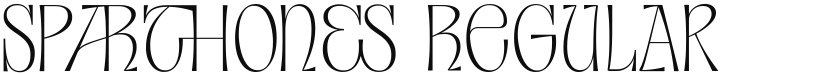 SPARTHONES font download