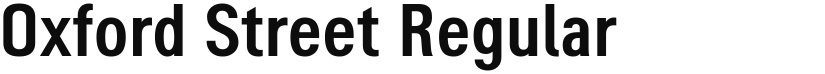Oxford Street font download