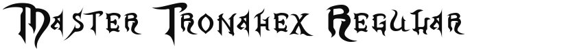 Master Tronahex font download