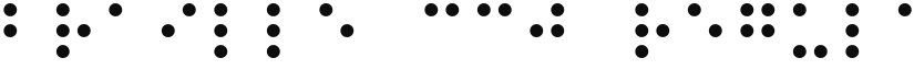 Braille CC0 font download