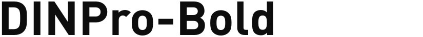DINPro-Bold font download