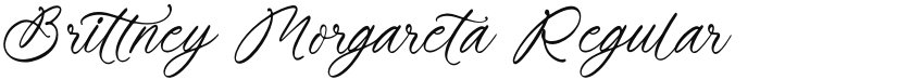 Brittney Morgareta font download