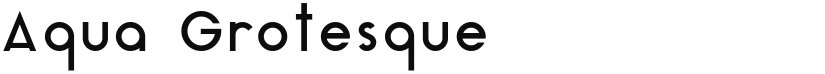 Aqua Grotesque font download
