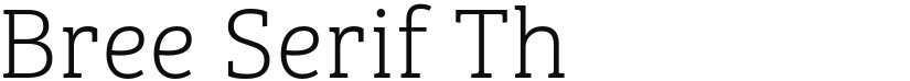 Bree Serif Th font download