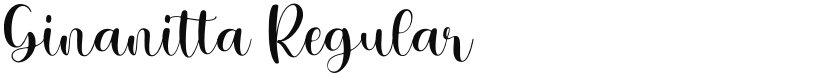 Ginanitta font download