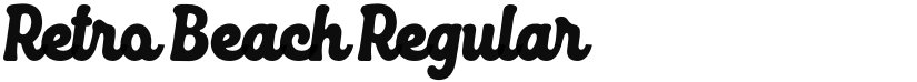 Retro Beach font download