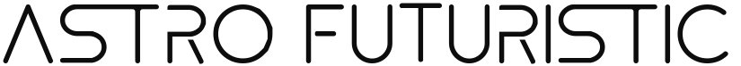 Astro Futuristic Font font download
