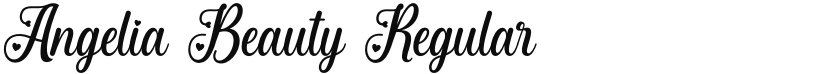 Angelia Beauty font download