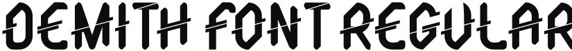DEMITH FONT font download