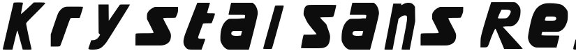 Krystal Sans font download