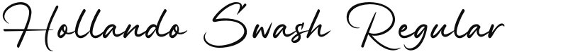Hollando Swash font download