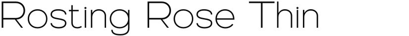 Rosting Rose font download
