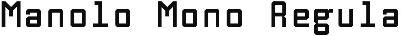 Manolo Mono font download