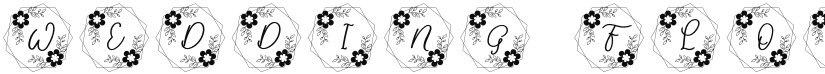 Wedding Flower font download