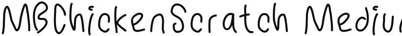 MBChickenScratch font download