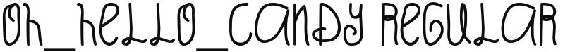 Oh_Hello_Candy font download