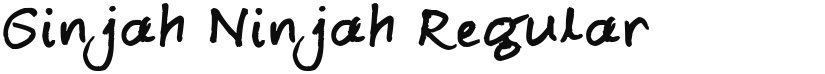 Ginjah Ninjah font download