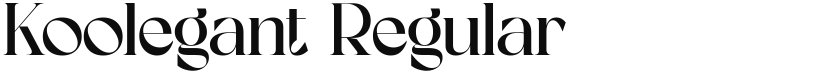 Koolegant font download