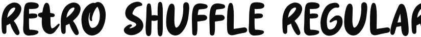 Retro Shuffle font download