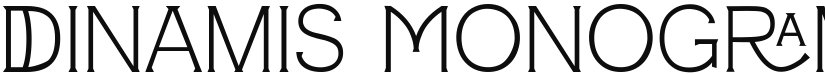 Dinamis Monogram font download