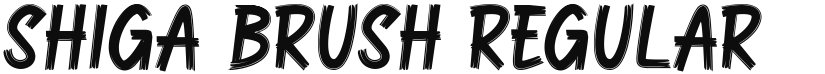Shiga Brush font download