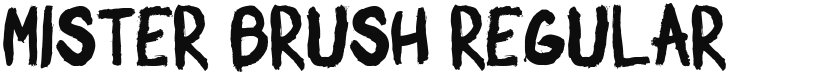 Mister Brush font download