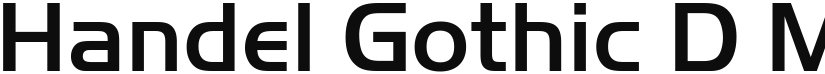 Handel Gothic D font download