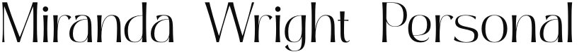 Miranda Wright Personal Use font download
