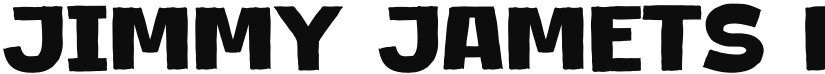 Jimmy Jamets font download