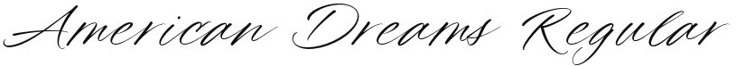 American Dreams font download